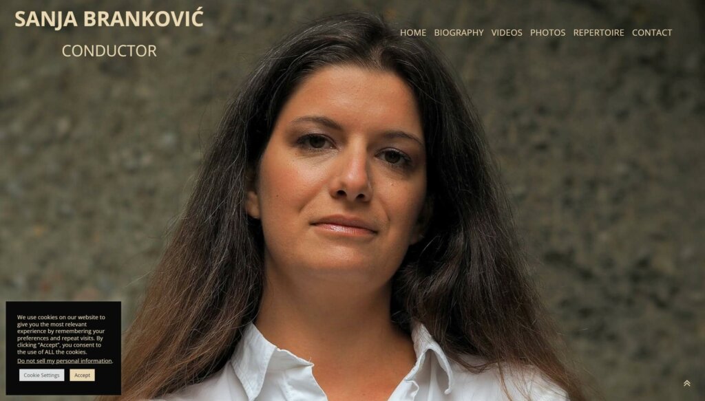 Sanja Brankovic Conductor - Amadeus Webdesign Agentur